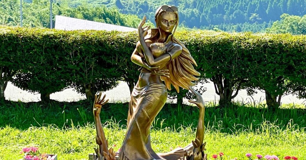 【豊かな自然と歴史を持つ南阿蘇村で地域の文化や学びを象徴する存在として、考古学者ロビンがここに来ました。】