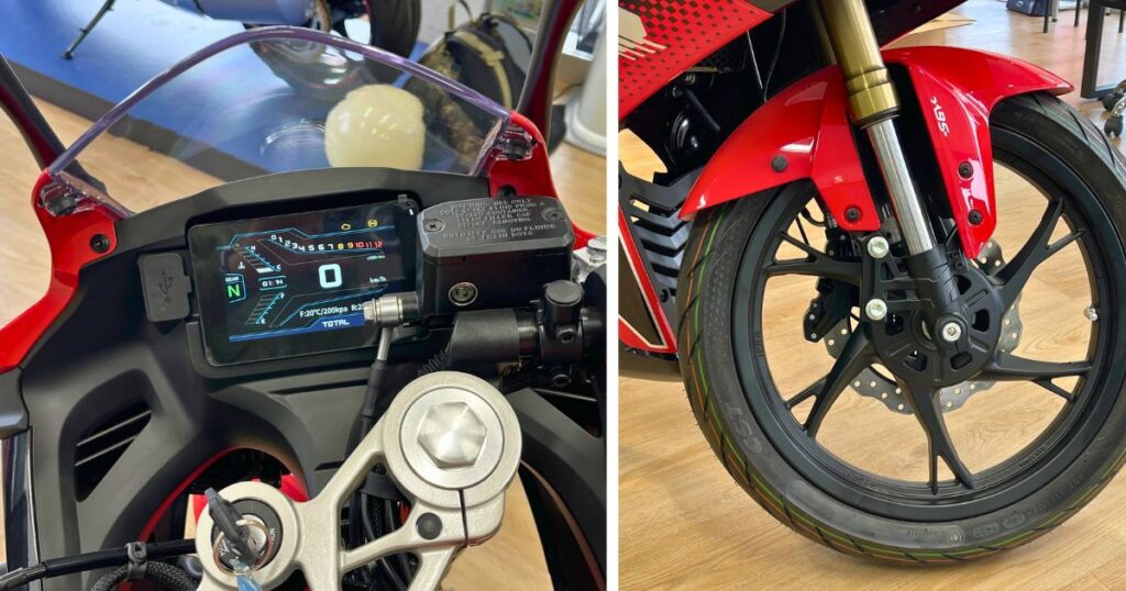 【USB電源、タイヤ空気圧表示、ABS、倒立サス…最高の装備がてんこ盛り】